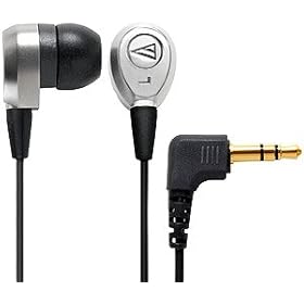 Audio-Technica ATH-CK7 QuietPoint Passive Noise-Reducing Titanium Earphones 11 mm Diameter