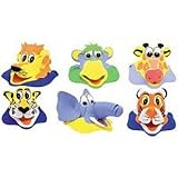 Jungle Animal Visor - 12 pieces