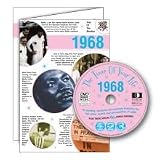 Clinton Cards   THE TIME OF YOUR LIFE DVD CARD 1968   Great For 42nd Birthday Or Anniversary