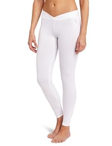 Snow Angel Women's Cybersilk Thermal Legging, White, X-Large