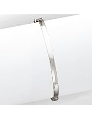 14k White Gold 4mm Hinged Bangle