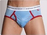 Andrew Christian Sports Mesh Brief Light Blue