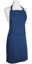 Now Designs Stone Wash Denim Apron