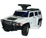 GM Hummer H3 Ride On 6V Battery Operated Toy Car with Forward, Backward and Real Engine Sound for Ages 18 to 36 months (Color: white)
