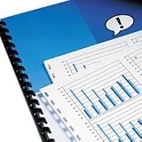 GBC CombBind Pre-Punched Binding Paper, White, 20 lb, 92 Bright, 1 Ream of 500 Sheets (2020046)
