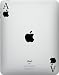 Ace of Apple Playing Card iPad MINI Decal Sticker Gambling