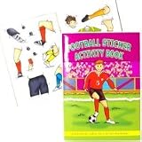 Toy - 8 x FOOTBALL STICKER ACTIVITY BOOKS SIZE A6