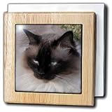 Siamese Cat - 6 Inch Tile Napkin Holder