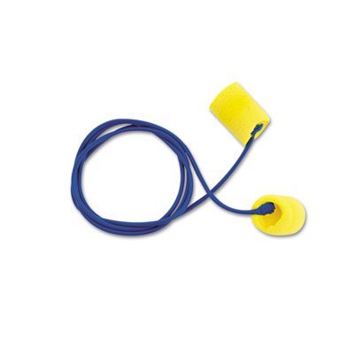 Aearo 311-1101 3M TEKK E-A-R Classic Yellow Corded Earplugs, Pack of 200