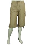 Perry Ellis Men's Linen Clam Digger Short,Crimini,38