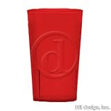 Cambro Colorware Tumbler, Water, 9-1/2 oz. Red, 24/CS