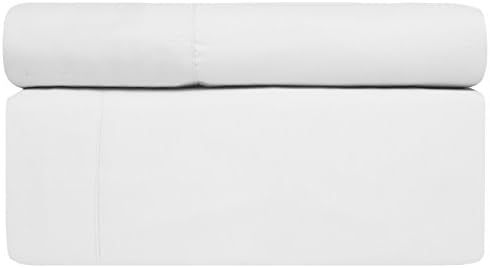 Aurora Bedding 1800 Series 4 Piece Bed Sheet Set With Deep Pocket &amp; 1 Extra Pillowcase, Twin, White