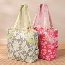 Amy Butler Lotus Scrapbooking Tote - Pink