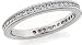 Milgrain Channel Set Diamond Anniversary Eternity Wedding Ring, 1.00 ctw.