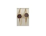 Rebecca Norman Vermeil Ruby Gemstone Bangle