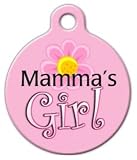 Dog Tag Art Custom Pet ID Tag for Dogs - Mama's Girl - Large - 1.25 inch