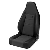 Bestop 39438-15 TrailMax II Sport Black Denim Fabric Single Jeep Seat