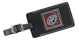 Ladybug Leather Luggage Tag