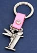 Tinker Bell Letter I Pewter Key Chain