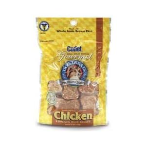 Cadet Gourmet Chicken Meat and Brown Rice Bone Dog Chew Treats by Cadet
