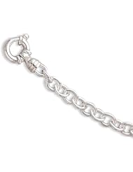 CleverSilvers 7.5 Inch Round Link/Spring Ring Bracelet