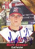 Matt Cepicky, Harrisburg Senators - Expos Affiliate Autographed Card