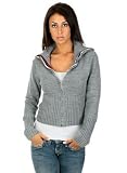 Women's Front-Zip Extended Collar Sweater