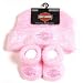 Baby : Harley Baby Hat and Bootie Set (Pink) - Size 0 - 3 Months