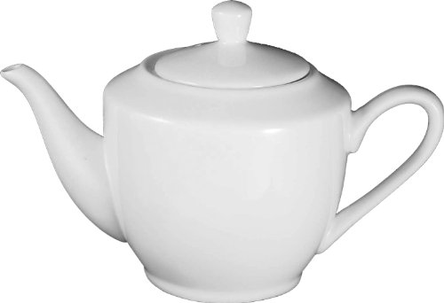 ITI-TP-9-EW Tea or Coffee Pot Creamer, 11-Ounce, 24-Piece, White