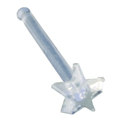 self piercing nose. nose piercing retainer.