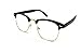 ColorViper basic square reader Unisex Reading Glasses (club master shiny black silver, 1.25)