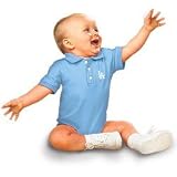 Los Angeles Dodgers Infant Golf Shirt Creeper by Soft as a Grape - Light Blue 6 Months