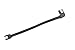 SATA 7 Pin Straight to 7 Pin with 90 Degree Latching Cable