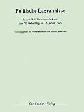 Produkt-Bild: Politische Lageanalyse: Festschrift f&uuml;r Hans-Joachim Arndt zum 70. Geburtstag am 15. Januar 1993