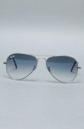 Ray Ban The 55mm Large Aviator Sunglasses in Silver,Sunglasses for Unisex