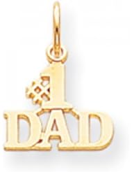 10k Yellow Gold Dad Charm