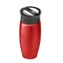 Metrokane Houdini Flip Top Cocktail Shaker, Candy Apple Red