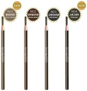 MACQUEEN NEW YORK #02 Natural Brown My Strong Eye Brow Pencil 3.3g.