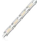Mens Titanium & 18k Bracelet, 18k Gold