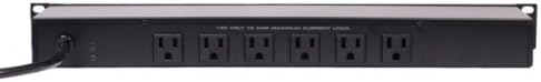 Juice Goose JG Jr Rack Mount Economical Power Distribution Center 15 Amp 6 Outlets