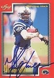 Marshall Faulk, St. Louis Rams, 1999 Score Autographed Card