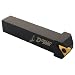 Dorian Tool MTVO-A Square Shank Multiple Lock Threading Holder, Left-Hand Cut, 1-1/4" Shank Width, 1-1/4" Shank Height, 6" Overall Length, 1/2" Insert