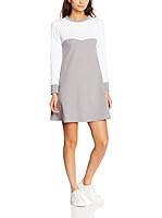 Makadamia Vestido (Gris / Blanco)