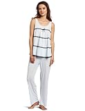 Oscar de la Renta Womens Lovely Lace Pajama Set