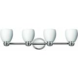 Hinkley Lighting 5784CM Light Vanity - Chrome Anna (4 x 100 Watt) Contemporary Transitional Lights