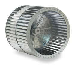 Dayton 2UTT9 Blower Wheel, Dia 9 7/16 In, Bore 1/2 In