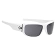 Spy Lacrosse Sunglasses - Spy Optic Addict Series Sportswear Eyewear - White/Grey
