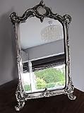 ART NOUVEAU DESIGN SILVER VANITY MIRROR