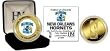 NEW ORLEANS HORNETS 24KT Gold and Color Team Logo Coin
