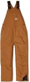 Carhartt Boys 8-20 Washed Duck Bib Pocket Pant